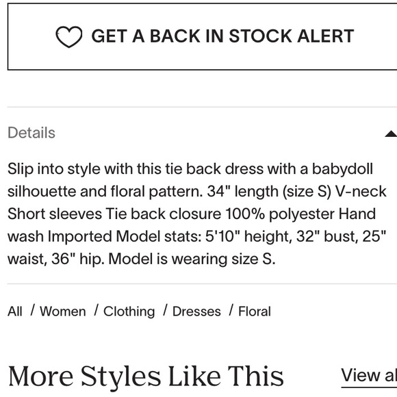 Patrons Of Peace ☮️ Adele Tie Back Dress 👗 - Picture 5 of 5